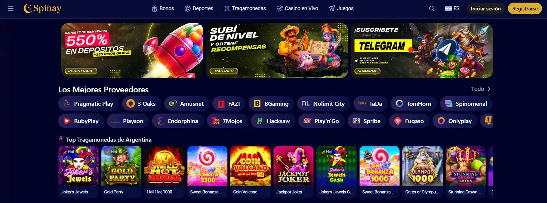 Spinay Casino – Juegos, promociones y acceso online image 1