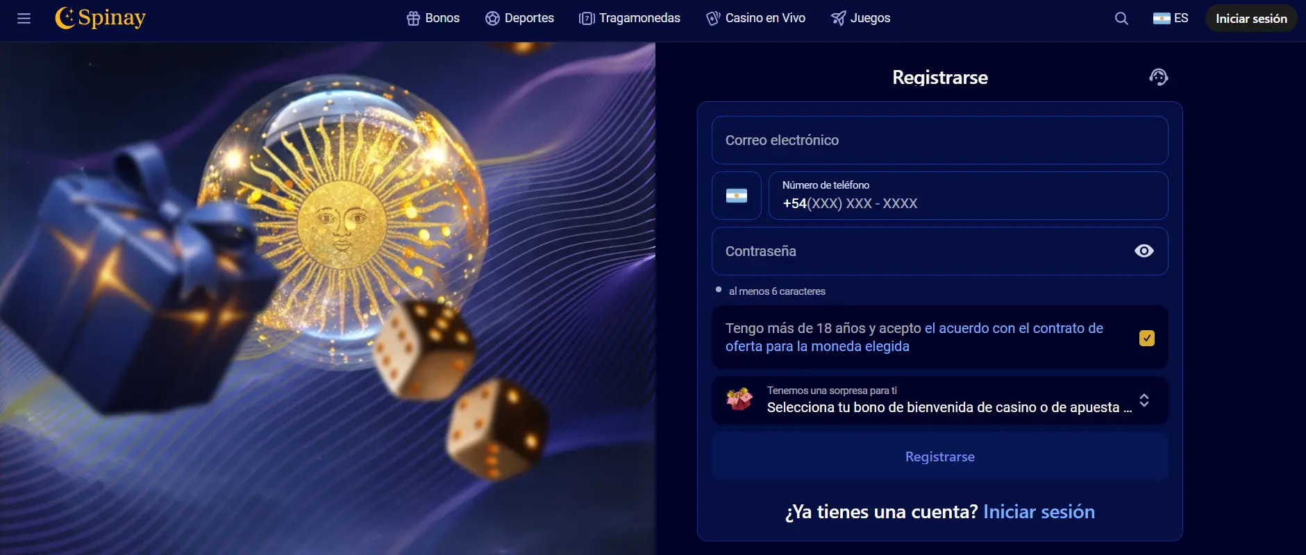 Spinay Casino – Juegos, promociones y acceso online image 2