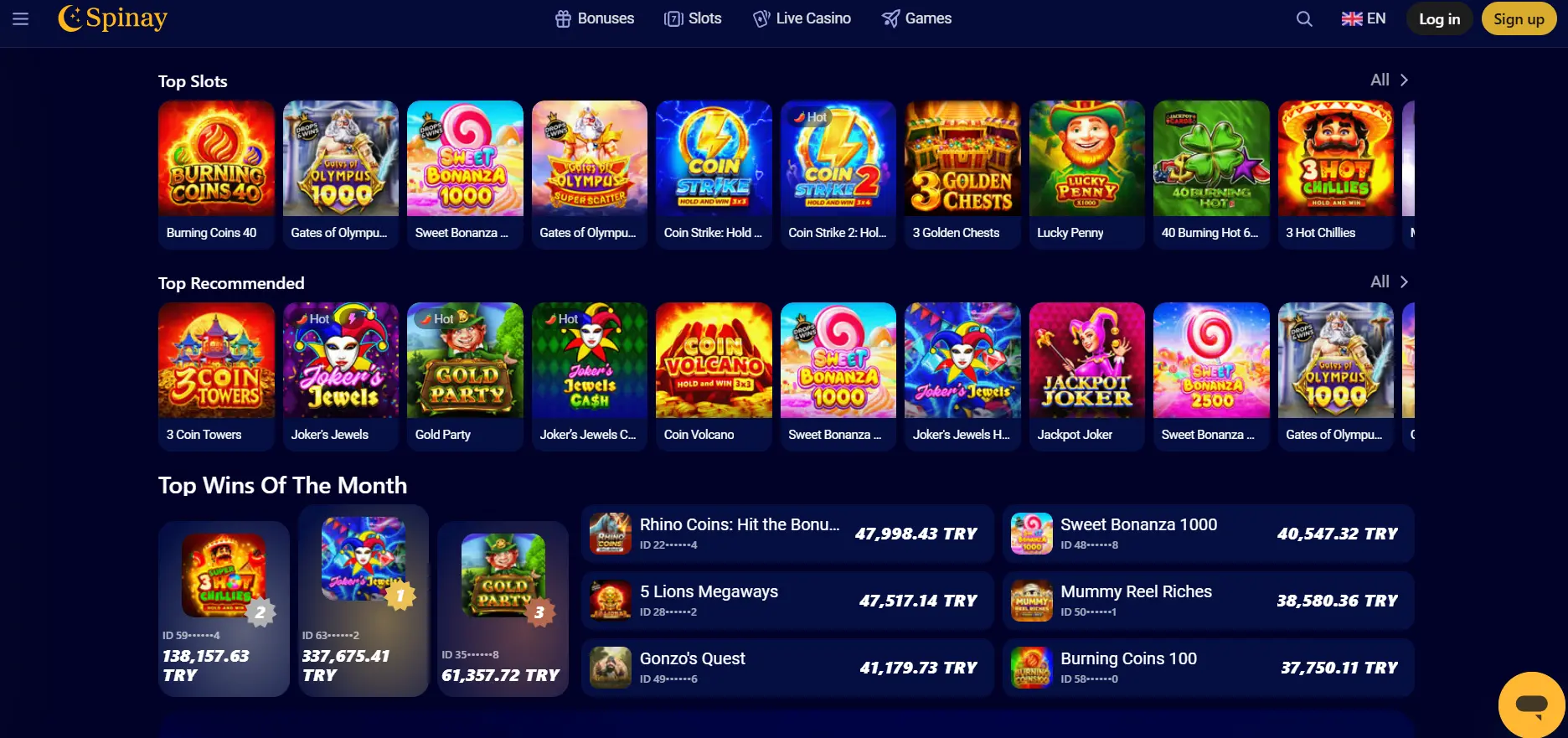 Spinay Casino – Juegos, promociones y acceso online image 3